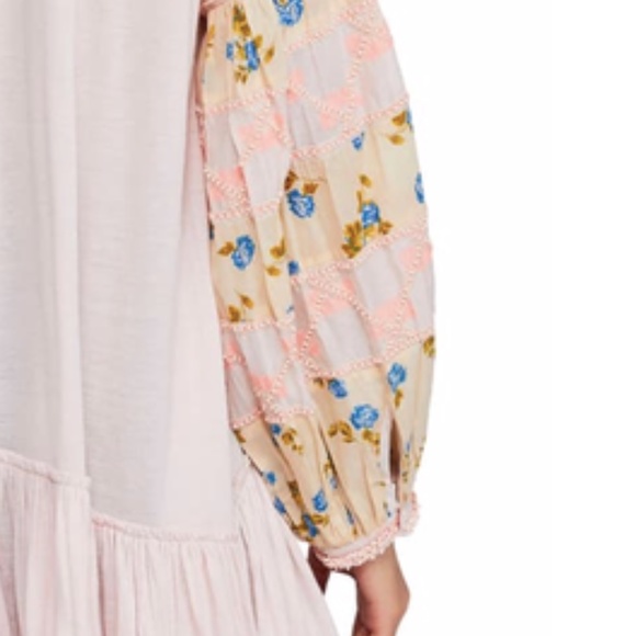 NWT- Free People🌻Mix It Up Pink Dress - Picture 7 of 7